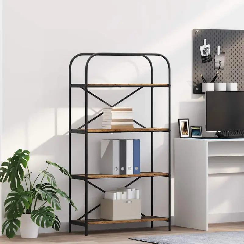 Estante de libros Madera vieja 80 x 30 x 146 cm