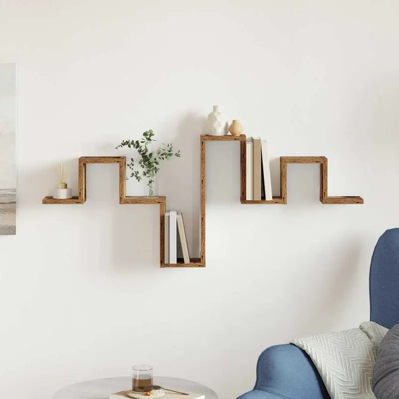 Estante de pared Madera vieja 104.5 x 43 x 10 cm