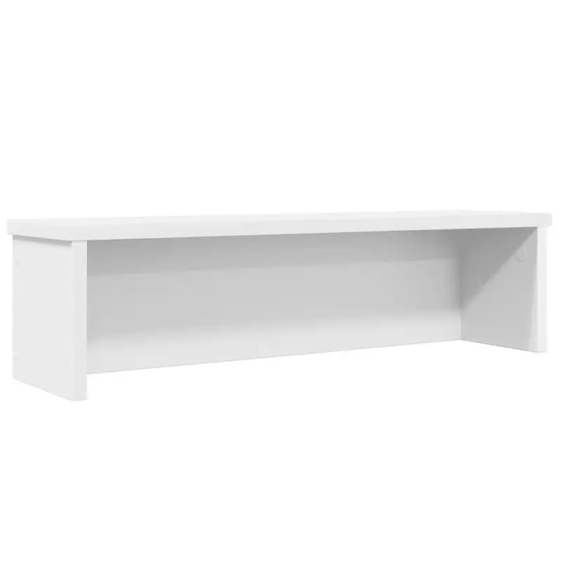 Estantería cocina apilable madera ingeniería blanca 50x15x16 cm