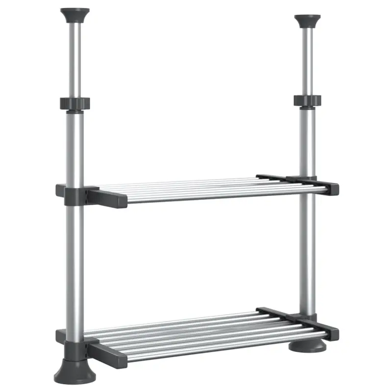 Estantería de cocina aluminio 50x25x(50-70) cm