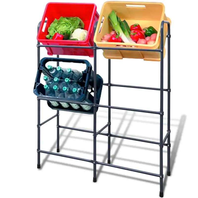 Estantería para 6 cajas acero