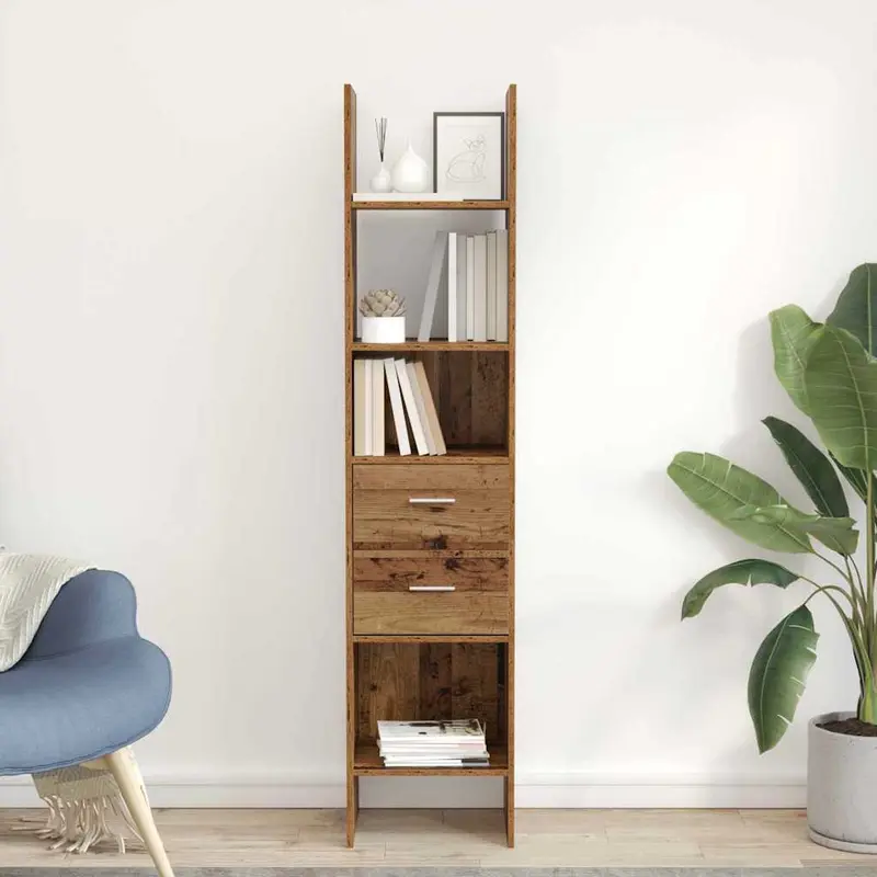 Estantería para libros Madera vieja 40 x 35 x 180 cm