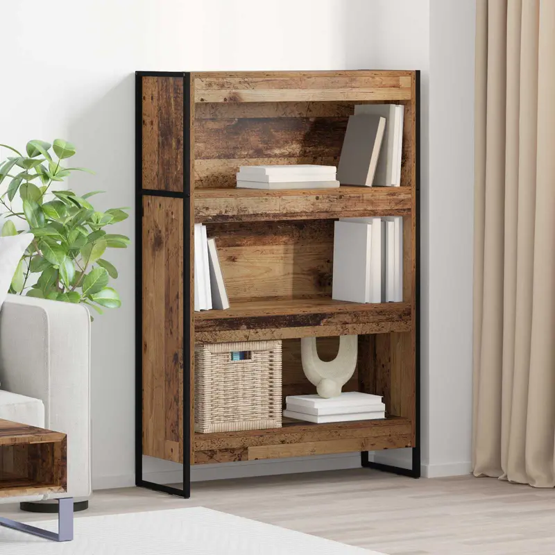 Estantería para libros Madera Vieja 80 x 30 x 121 cm