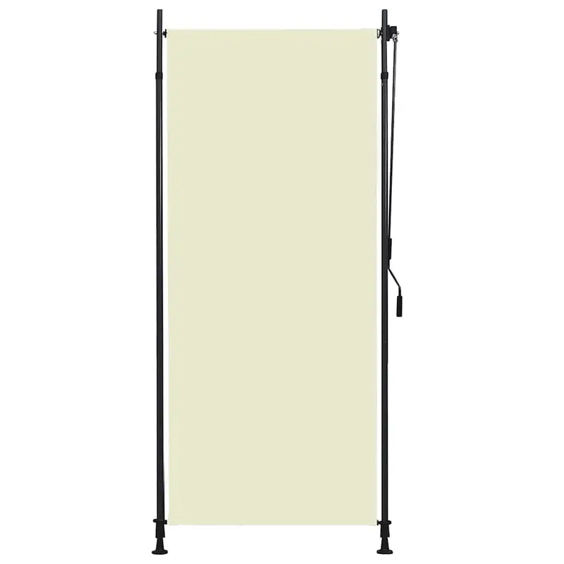 Estor enrollable de exterior color crema 100x270 cm