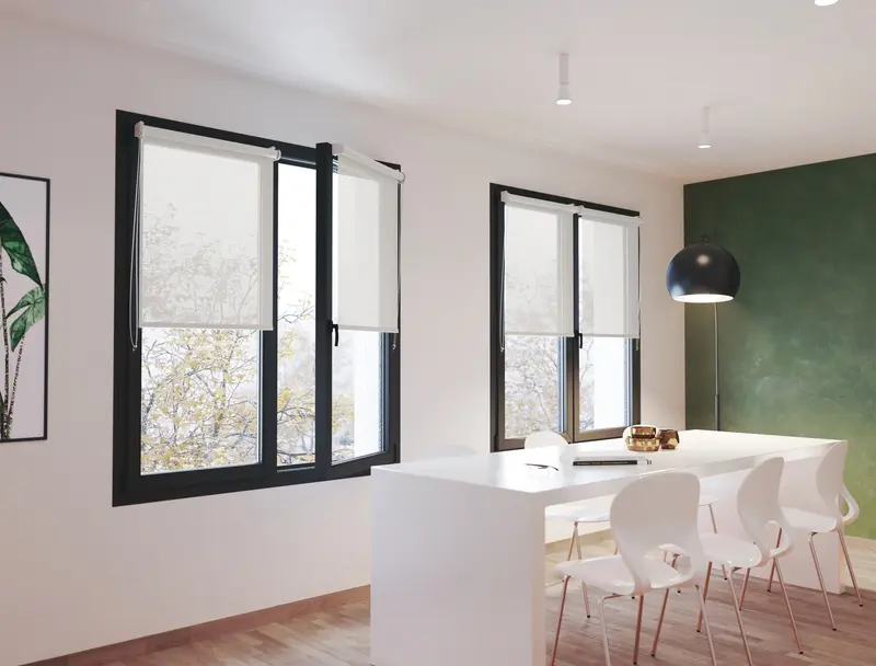 Estor Enrollable Screen Paris Sin Taladrar - Apertura 10% Personalizado