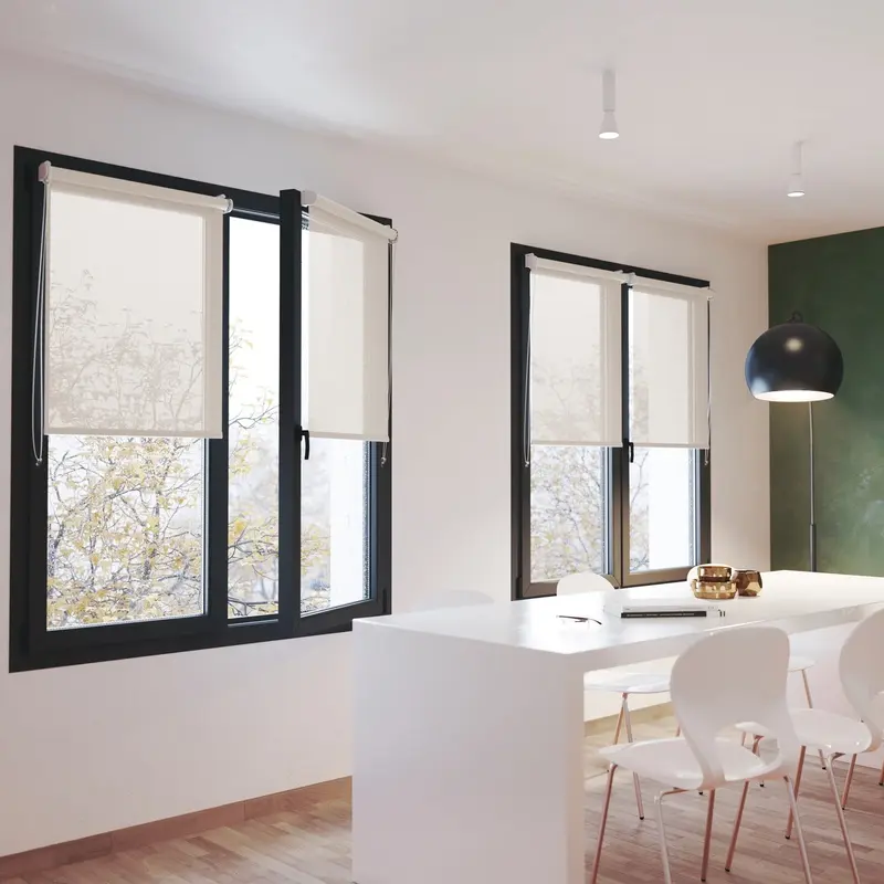 Estor Enrollable Screen Paris Sin Taladrar - Apertura 10% Personalizado