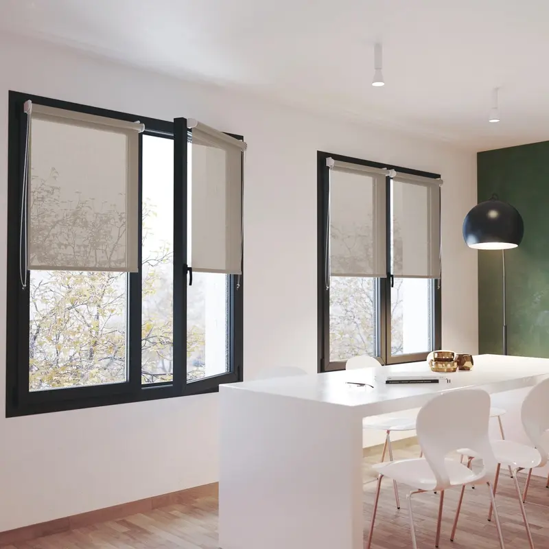 Estor Enrollable Screen Paris Sin Taladrar - Apertura 10% Personalizado