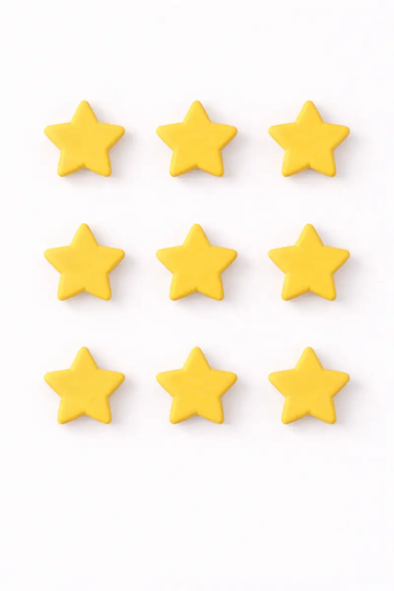 Estrellas decorativas 3D modulares – Piezas individuales para crear murales