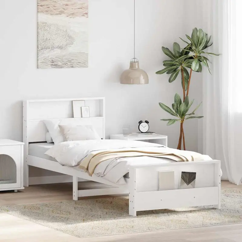 Estructura de cama 100 x 200 cm Madera de ingeniería
