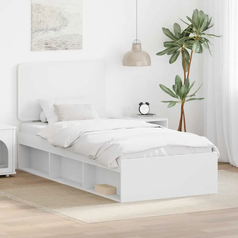 Estructura de cama 100 x 200 cm Madera de pino macizo