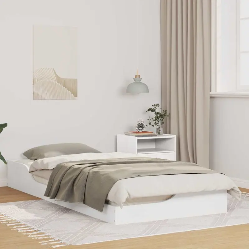 Estructura de cama 100 x 200 cm Madera de pino macizo