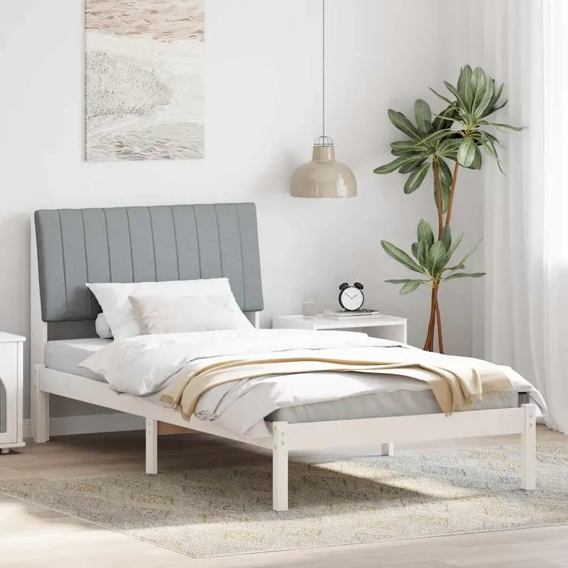 Estructura de cama 100 x 200 cm Madera de pino macizo