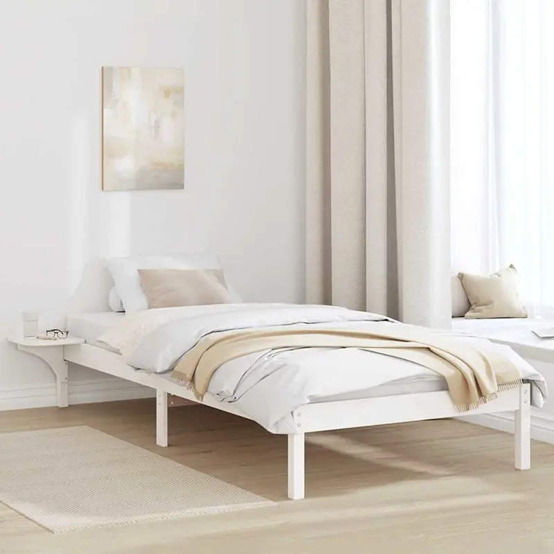 Estructura de cama 100 x 200 cm Madera de pino macizo
