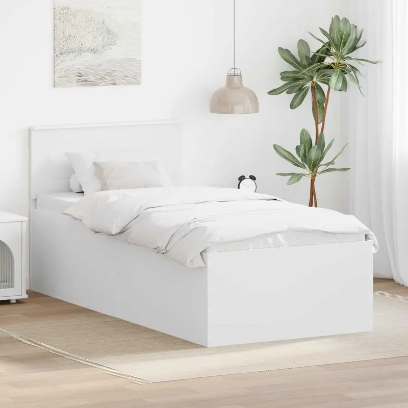 Estructura de cama 120 x 200 cm Madera de ingeniería