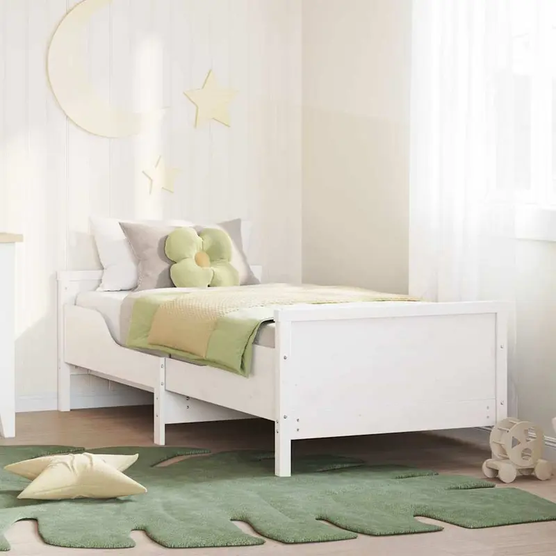 Estructura de cama 80 x 200 cm Madera de ingeniería