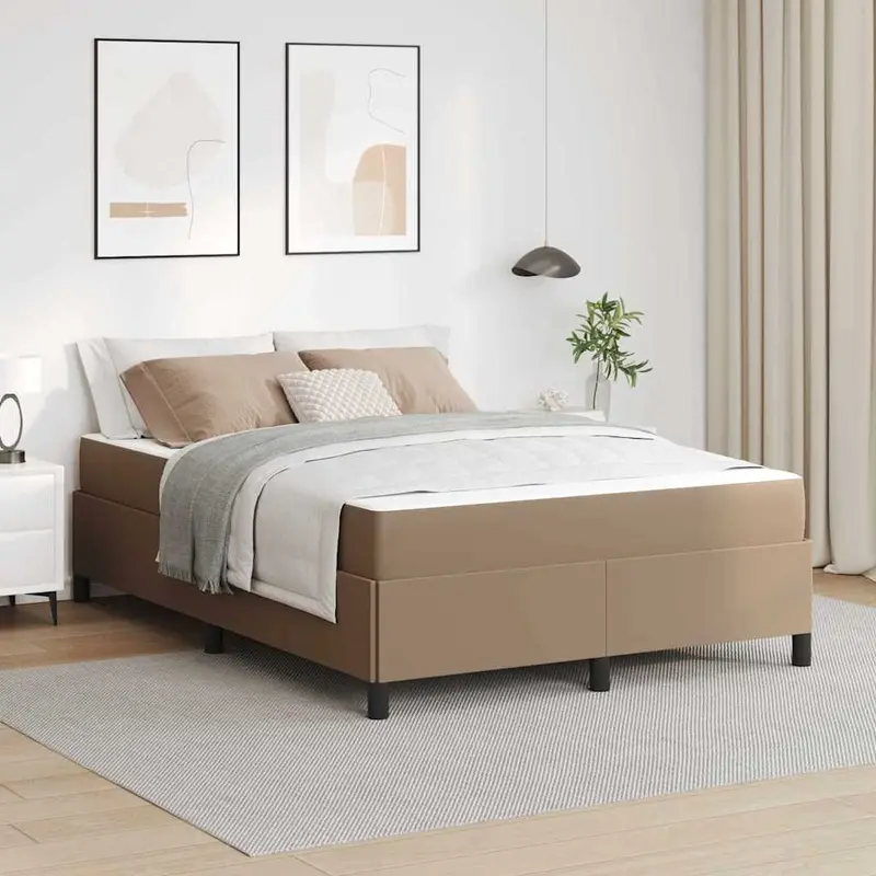 Estructura de cama Capuchino 160 x 200 cm tela