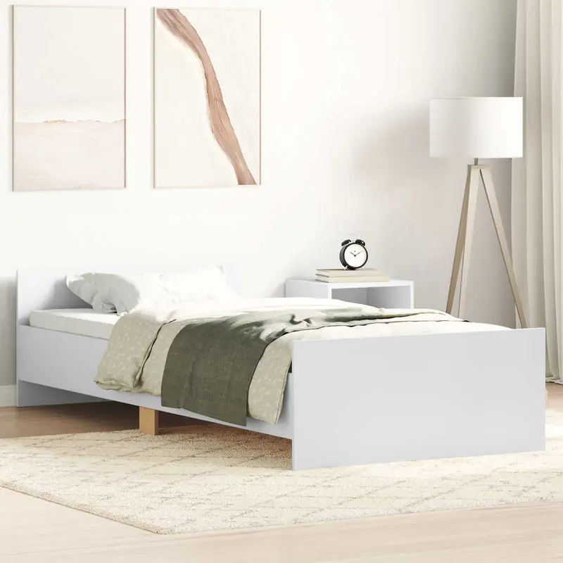 Estructura de cama con cabecero Blanco 80 x 200 cm