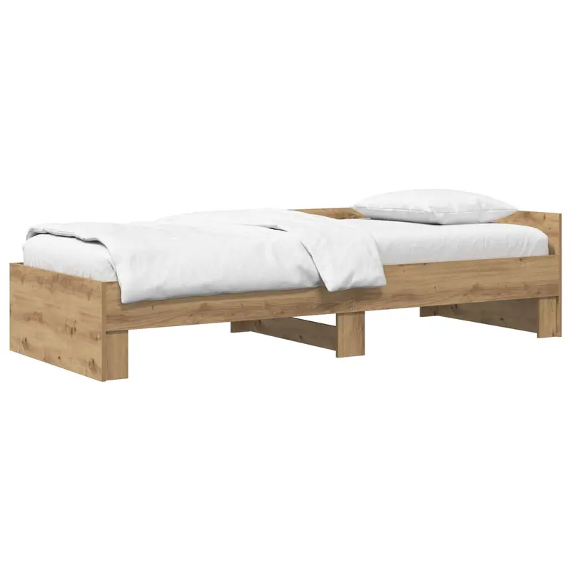 Estructura de cama con cabecero Roble Artesanal 80 x 200 cm