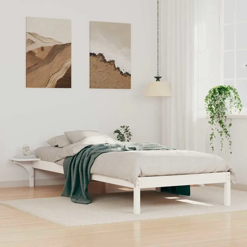 Estructura de Cama con Mesitas 100 x 210 cm