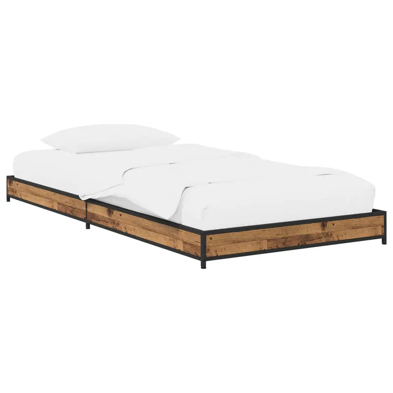 Estructura de cama Madera envejecida 80 x 200 cm