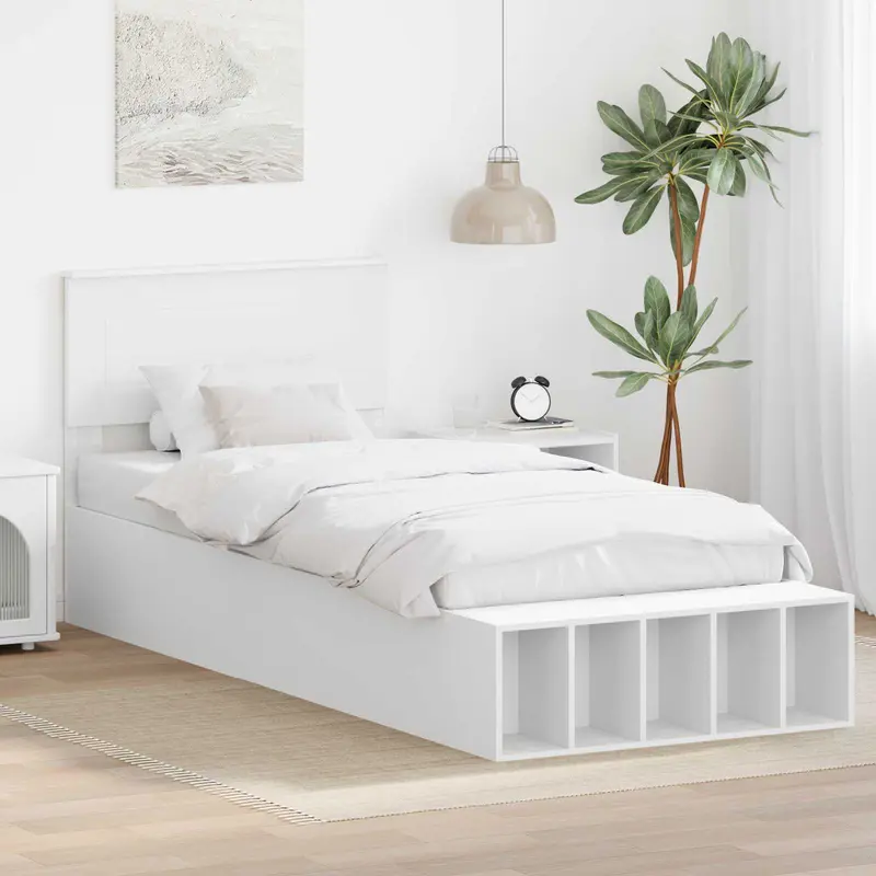 Estructura de cama Manual 100 x 200 cm Madera contrachapada