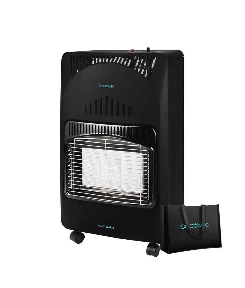Estufa de Gas Plegable 4200W con Seguridad y Transporte Fácil de Cecotec