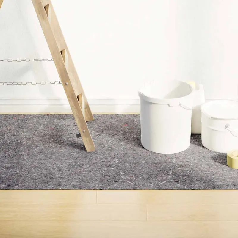 Felpa antideslizante para pintores 10 m 180 g/m² gris