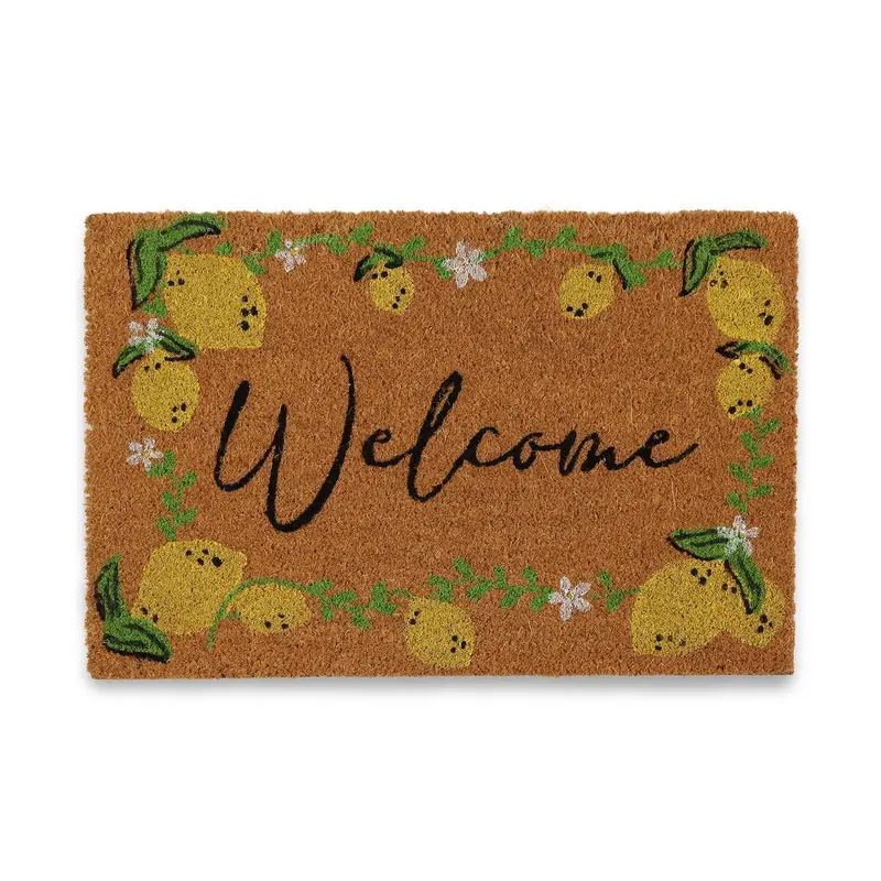 FELPUDO DE COCO WELCOME LIMONES