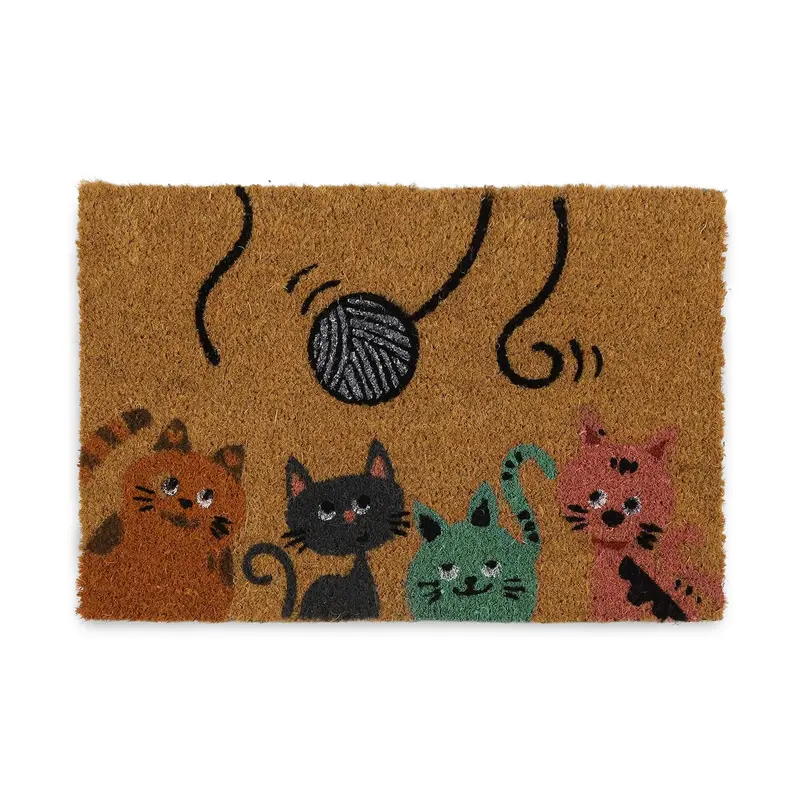 FELPUDO DIVERSION FELINA FIBRA DE COCO 40X60