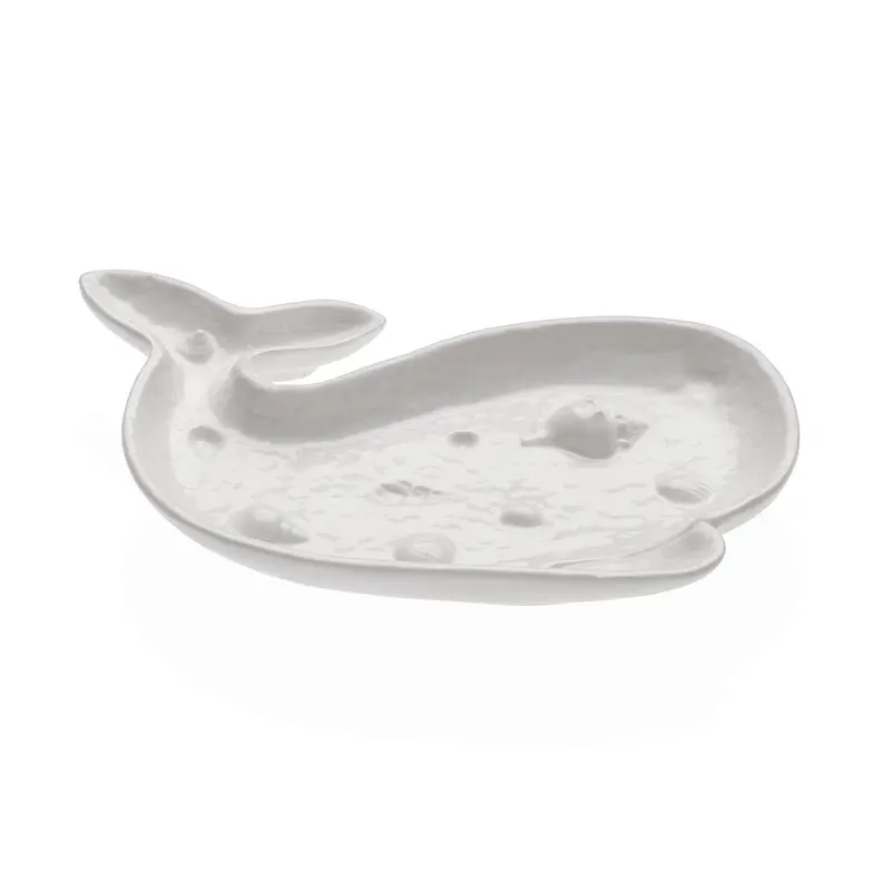 FIGURA CERAMICA BALLENA BLANCA
