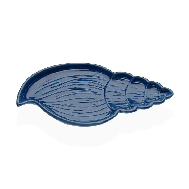 FIGURA CERAMICA CONCHA AZUL