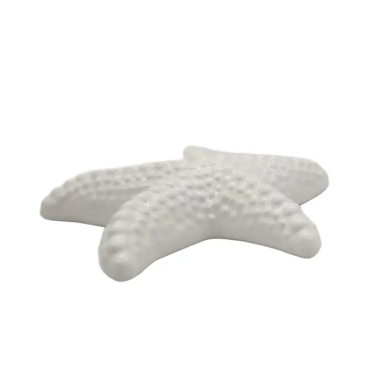 FIGURA CERAMICA ESTRELLA MAR BLANCA
