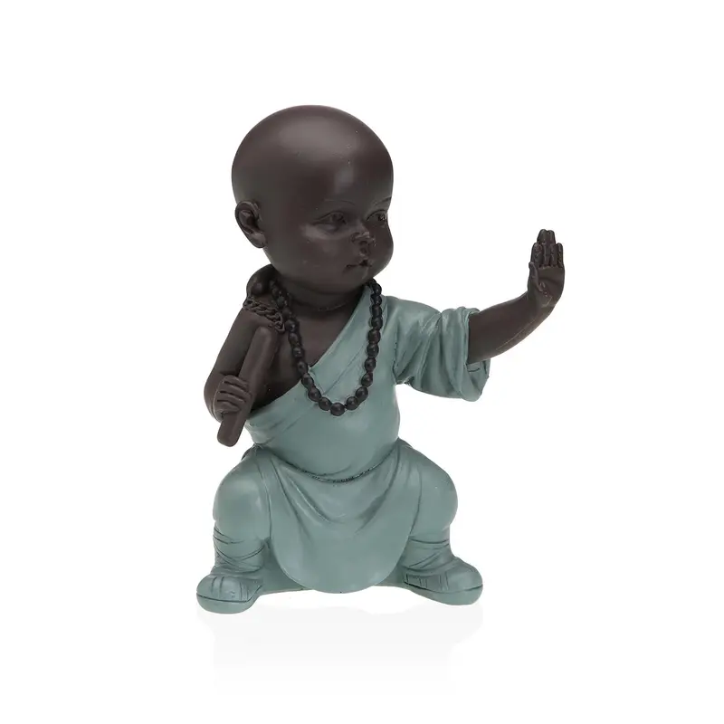 FIGURA MONJE BUDISTA NUNCHAKU