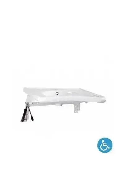 Fijación Neumática Suspendida para Lavabo New WcCare 65 Unisan, Cromo