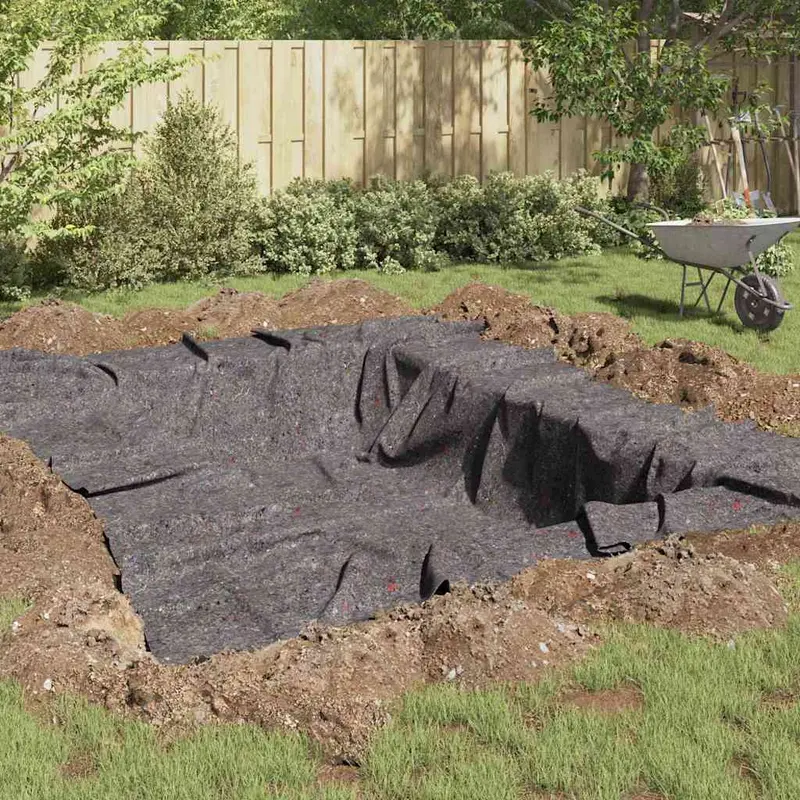 Fleece para el Jardín Gris 1 x 10 m Poliéster y Algodón