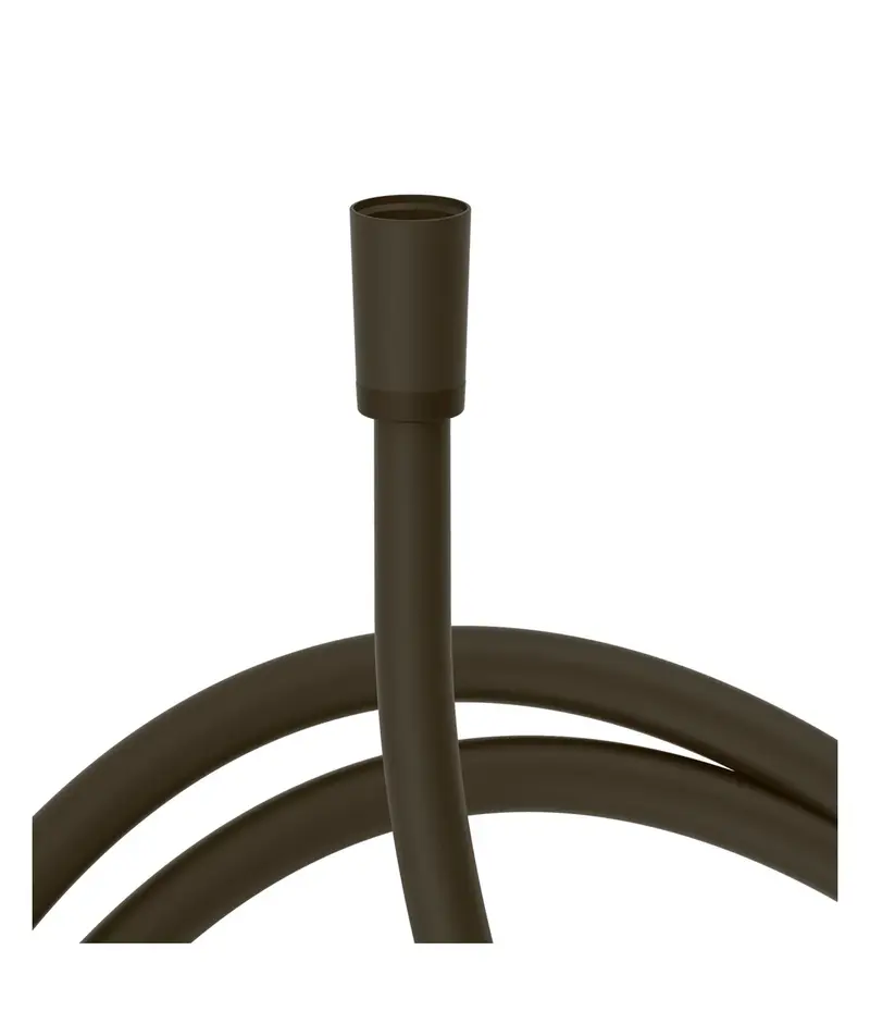 Flexo de ducha satinado con diseño elegante acabado negro bronce TRES