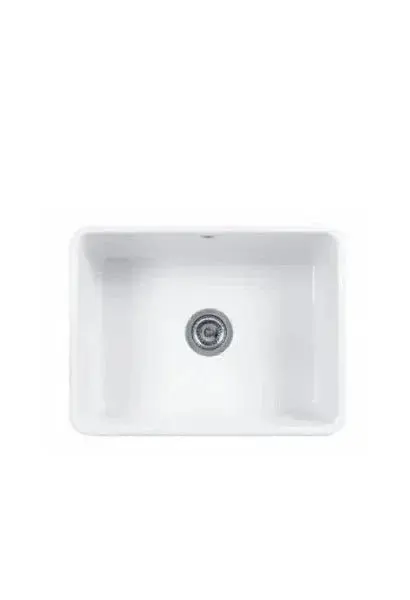 Fregadero de Cocina 1 Seno Blanco Farmhouse XS Unisan con Rebosadero