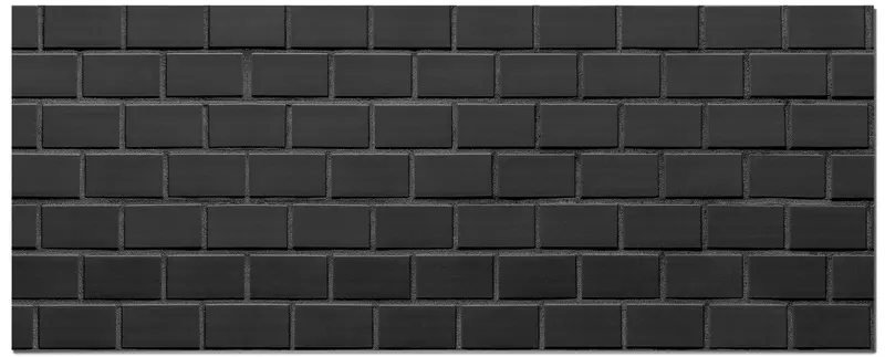 Frentes de Cocina Ladrillo Negro