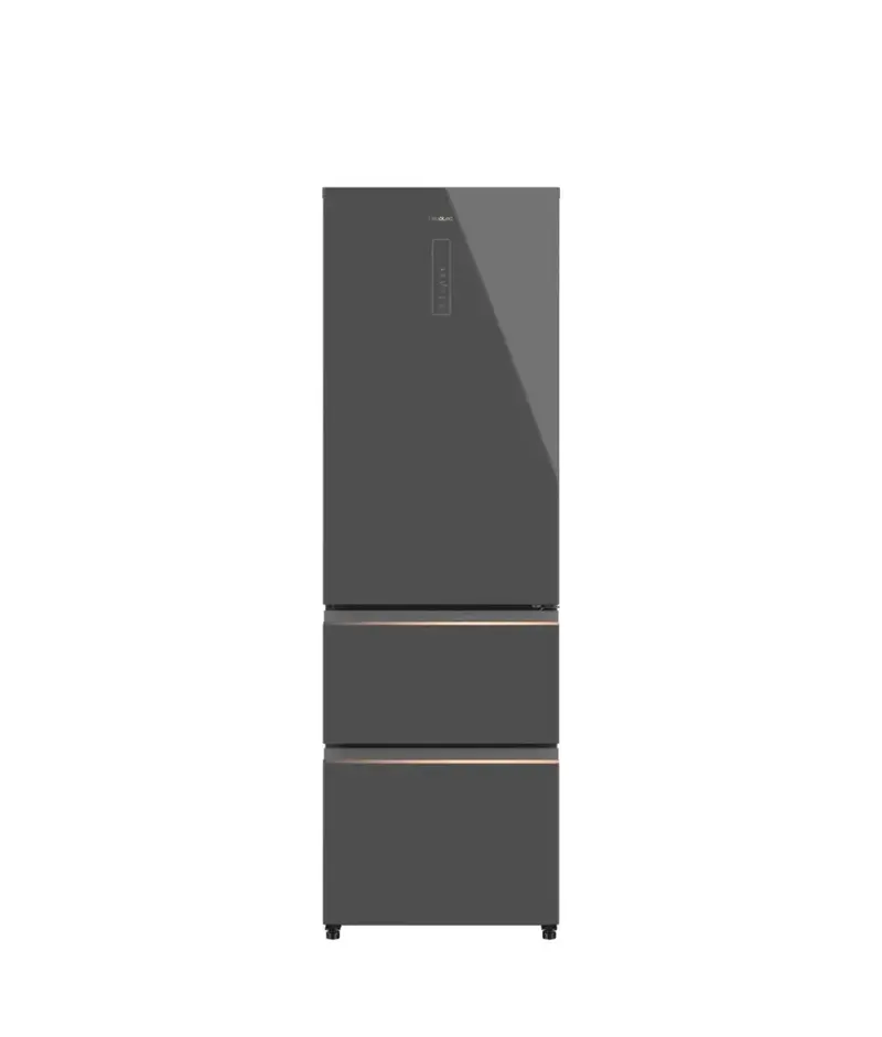 Frigorífico 400L Grey Glass E