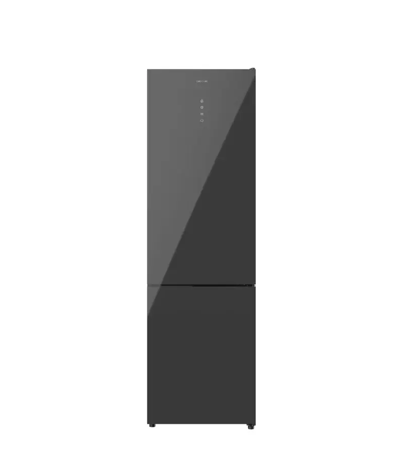 Frigorífico Combi 356L Gris Cristal con No Frost y Eficiencia Energética E de Cecotec