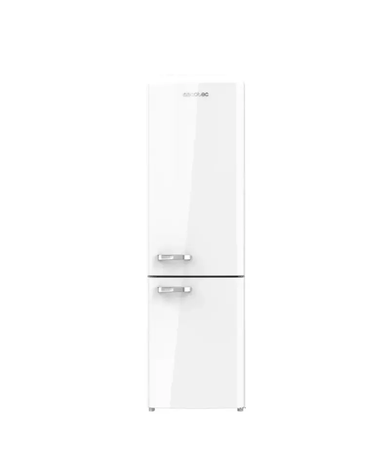 Frigorífico Combi Retro 250L No Frost, Clase E, Multi Air Flow y Fast Cooling de Cecotec