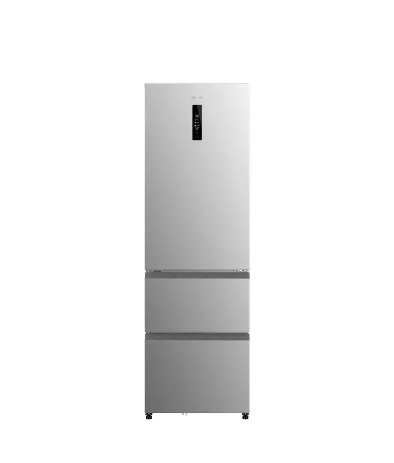 Frigorífico Inoxidable 400L con Tecnología NoFrost y Compresor Inverter Eficiente de Cecotec