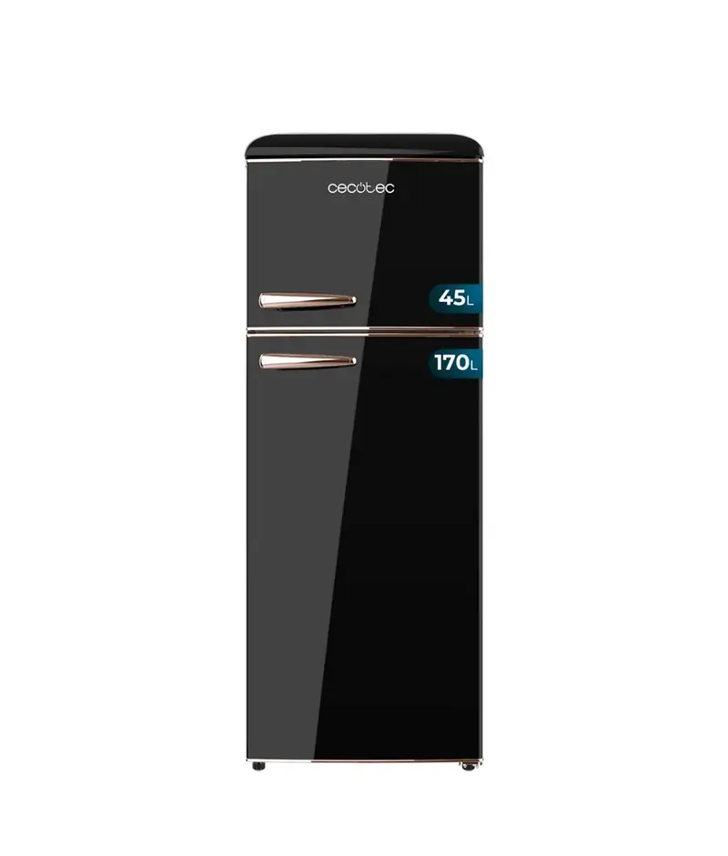Frigorífico Retro 215L Negro