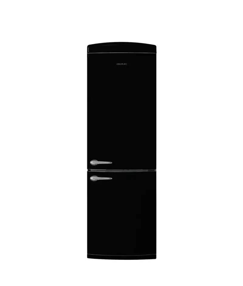 Frigorífico Retro Negro 294L No Frost, Multi Cooling y Modo Eco de Cecotec