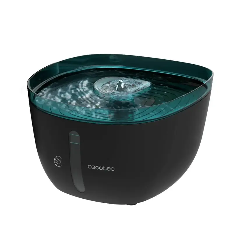 Fuente automática para mascotas 2 litros con filtro y luz interior incluida Pumba 2200 Refresh de Cecotec