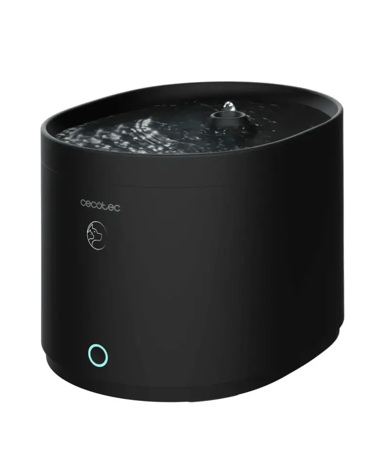 Fuente automática Pumba 2500 Refresh para mascotas con control wifi filtro y recordatorios de limpieza de Cecotec