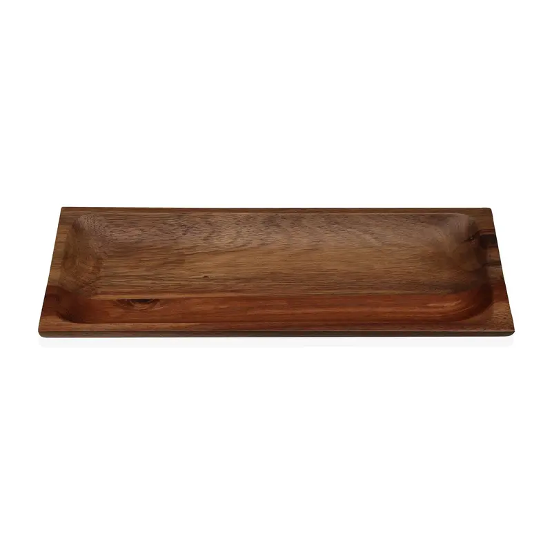 FUENTE DE ACACIA RECTANGULAR