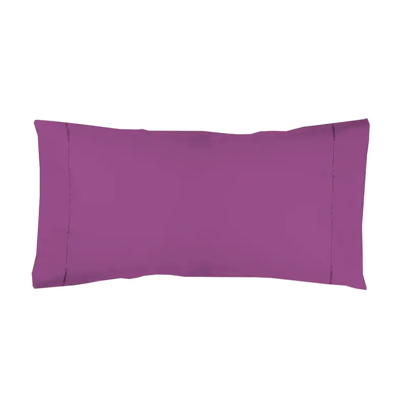 Funda almohada Algodón Percal de 200 hilos Lila