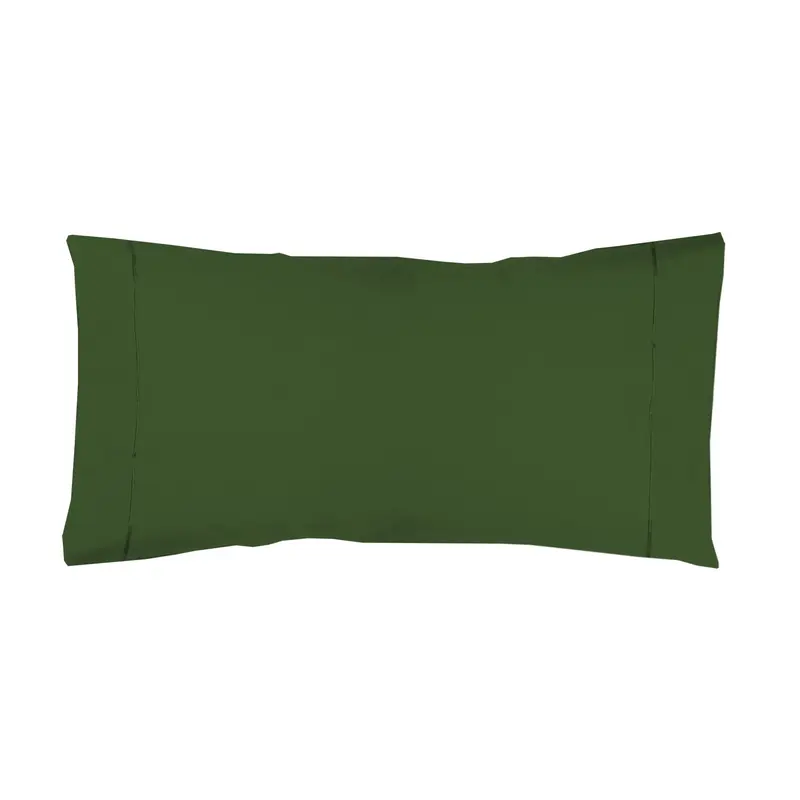 Funda almohada Algodón Percal de 200 hilos Verde Greenery