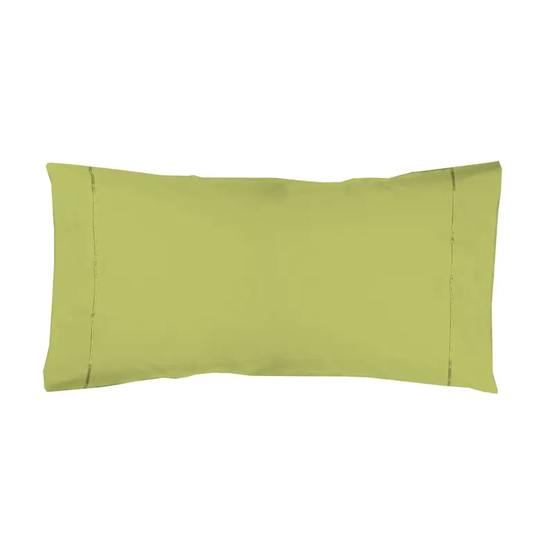 Funda almohada Algodón Percal de 200 hilos Verde Manzana